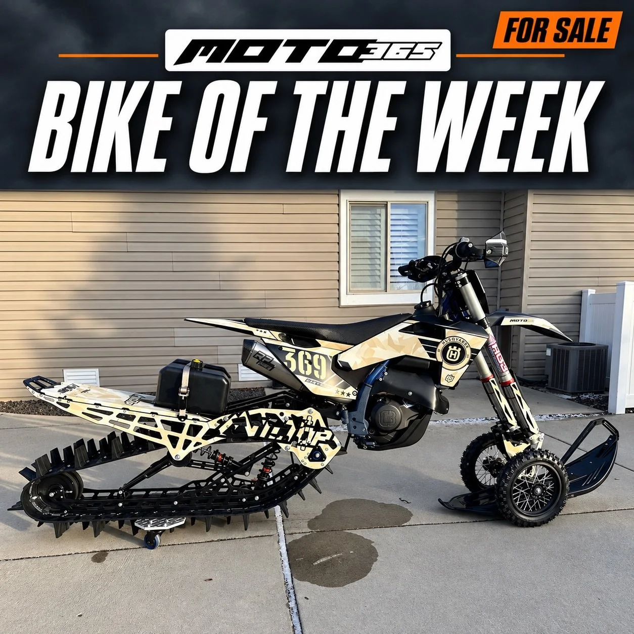 BIKE OF THE WEEK &bull; FOR SALE

Richard Smith&rsquo;s 2025 Husqvarna FC450 &times; 2026 MtnTop Transfer 🔥

This week&rsquo;s build brings together a full cold-weather setup, snowbike-specific fork work, and a long list of upgrades:

&bull; C3 ther