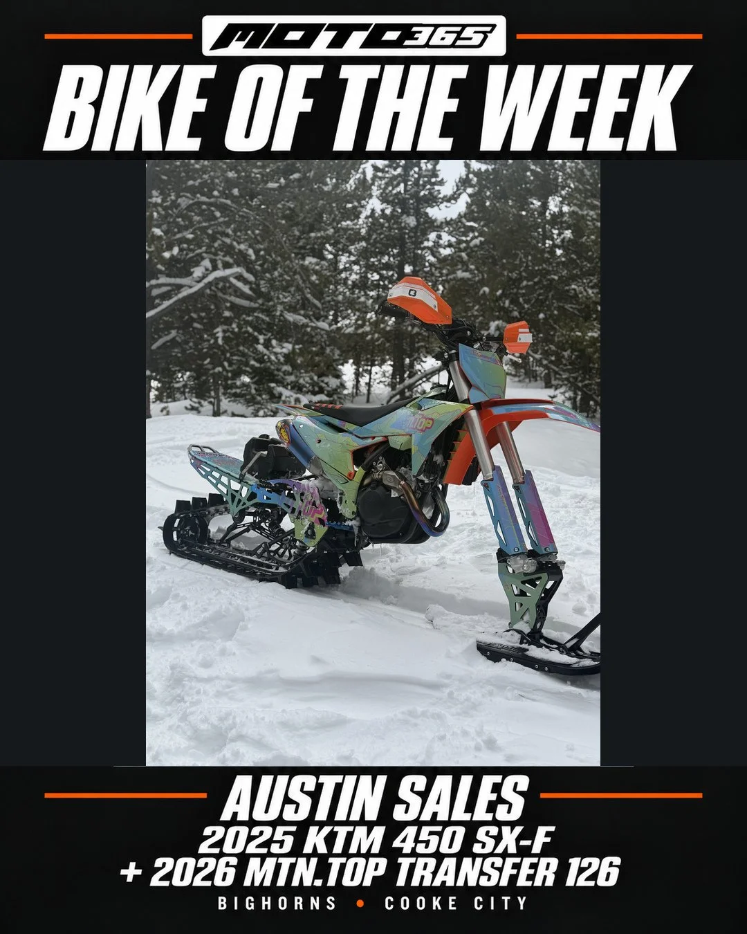 Moto365 Bike of the Week: Austin Sales’ 2025 KTM 450 SX-F with 2026 MTN.TOP Transfer 126