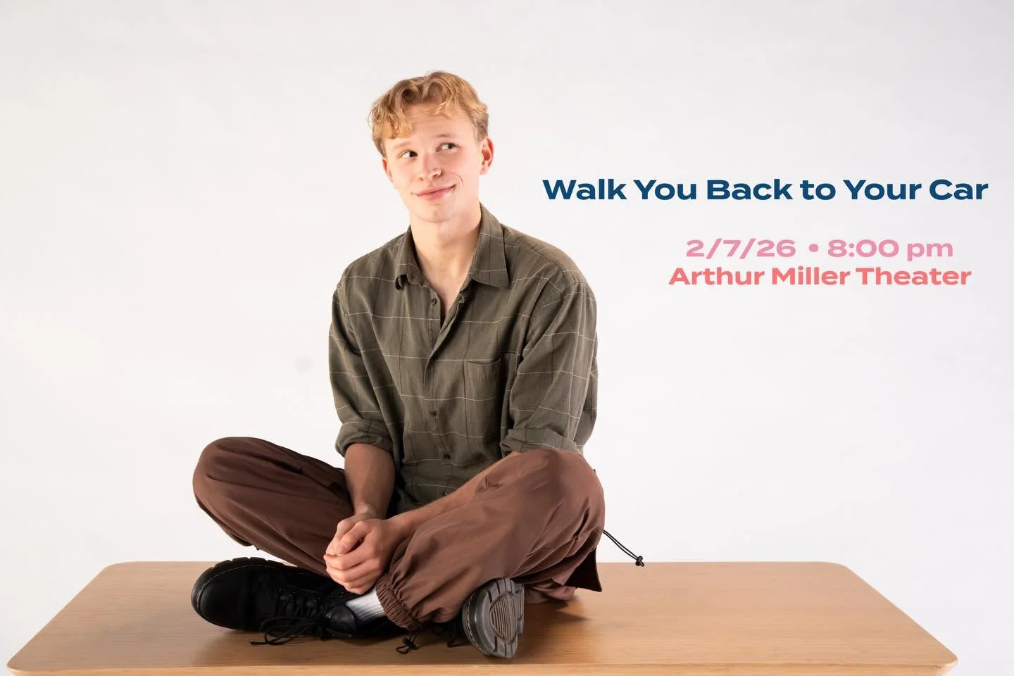 For one night only, experience a new musical by Anderson Zoll and Maggie Brown! 

Walk You Back To Your Car is a one-act musical that follows three couples as they walk back from a party to their cars. Instead of focusing on what happens inside, the 