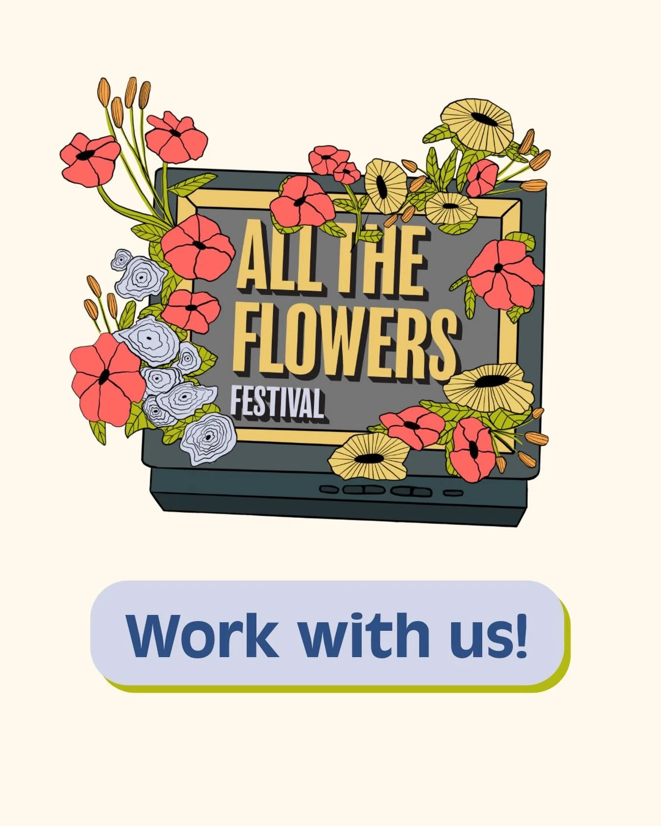Interested in getting involved behind the scenes of the All The Flowers Festival?

Fill out our interest form linked in our bio now to help out!