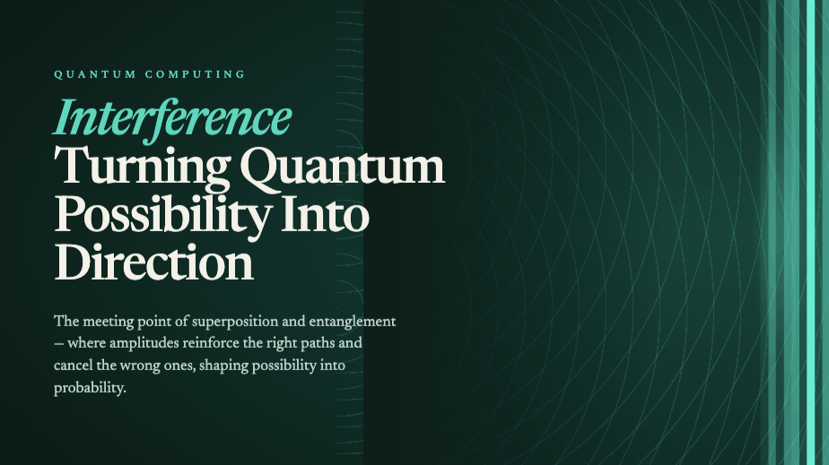 Interference: Turning Quantum Possibility Into Direction