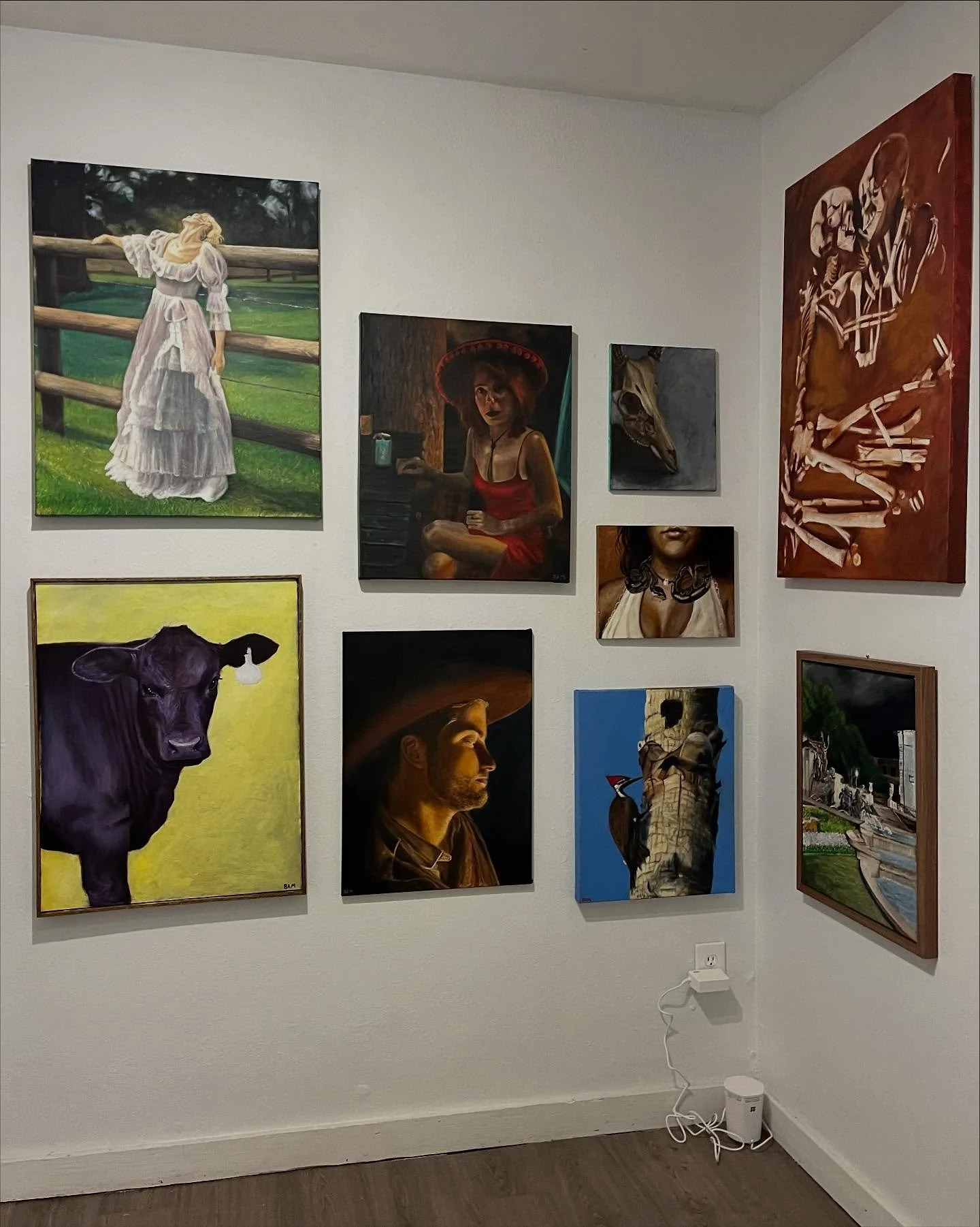 Austin Studio Tour kicks off this Saturday and Sunday 12pm-6pm and most of my paintings are ready to go on the wall at Almost Real Things Studio at 2324 E Cesar Chavez. I made prints of a number of my paintings as well that will be available for sale