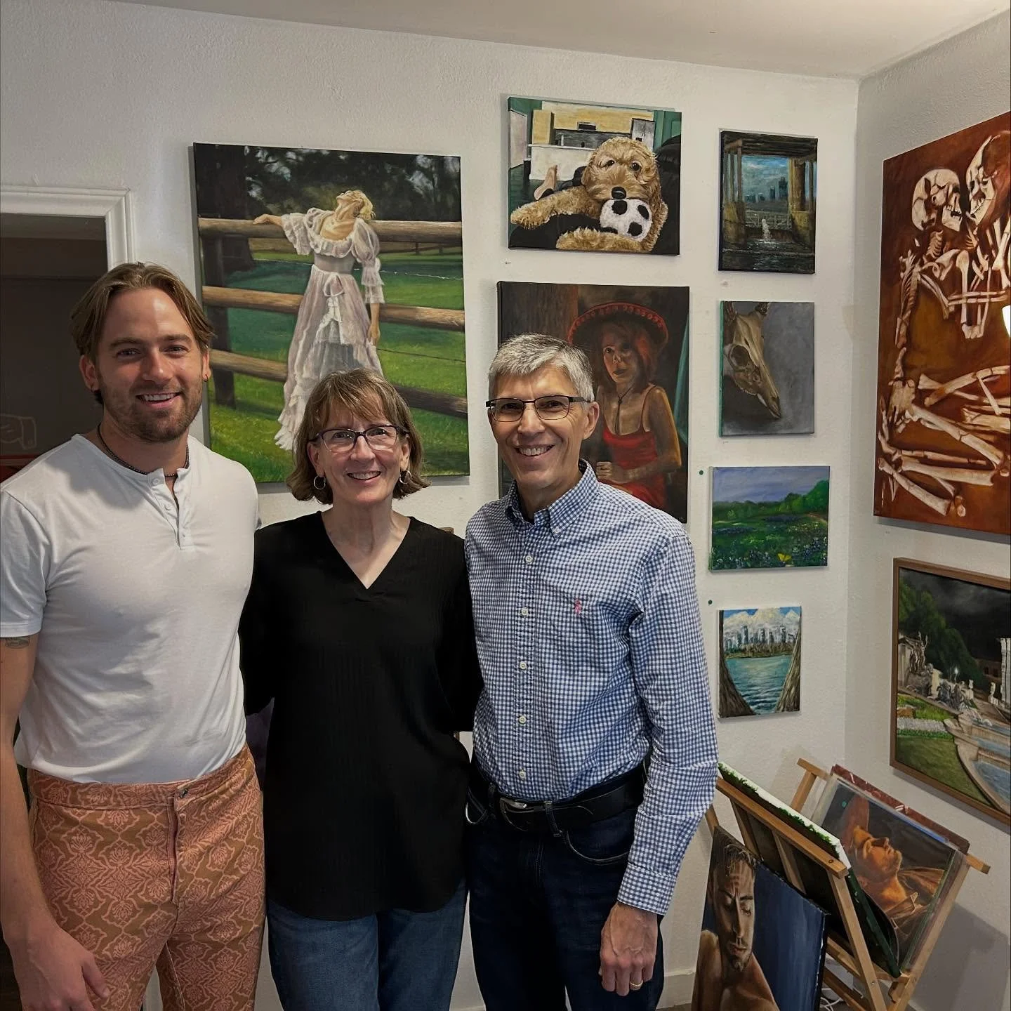 Austin Studio Tour Weekend 2 was full of smiles and friendly faces. I feel so incredibly blessed to be surrounded by so much love. This year I&rsquo;ve spent more hours behind the easel than ever, more often than not in the solitude of my home studio