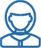 Icon of a person with a headset.