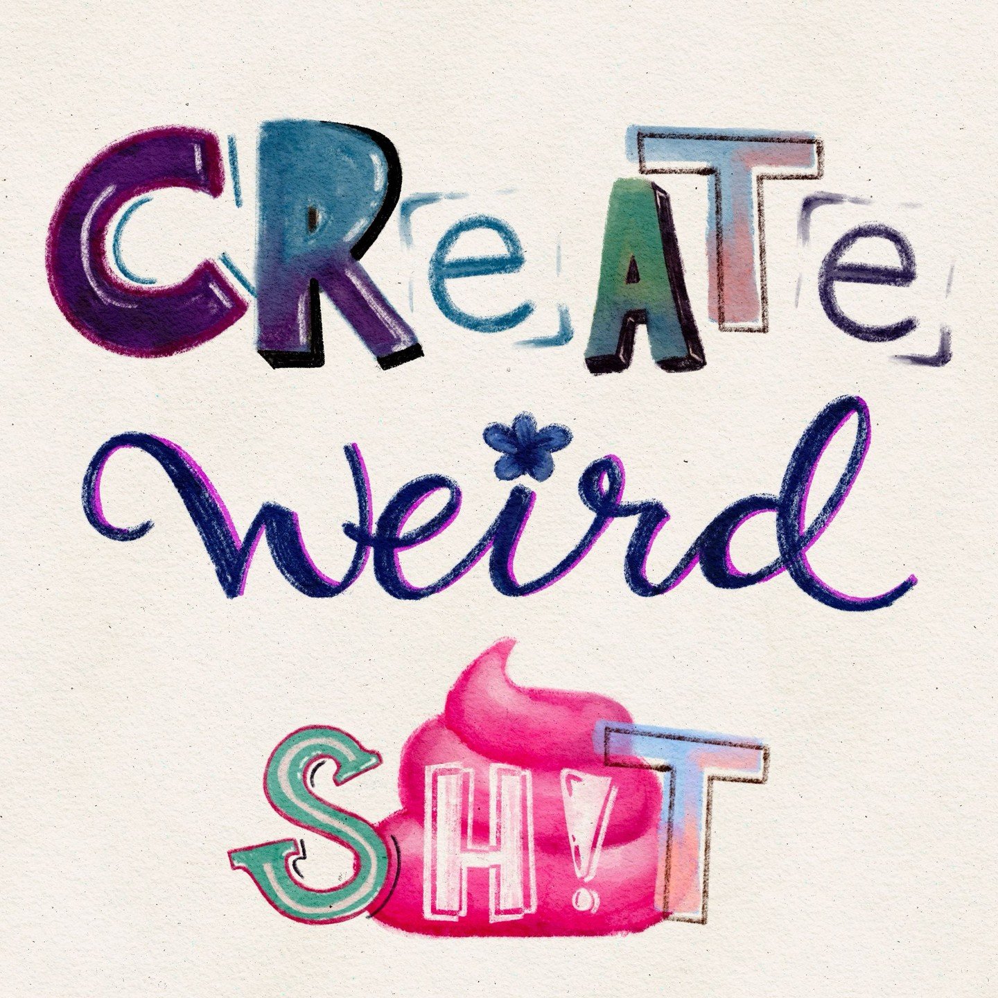 Design for joy. Not just the algorithm.

One of the best things I&rsquo;ve learned (or re-learned, especially this week) as a creative? Make things for you. Not your clients. Not your feed. Not the engagement gods. MAKE WEIRD SH!T.

Whether it&rsquo;