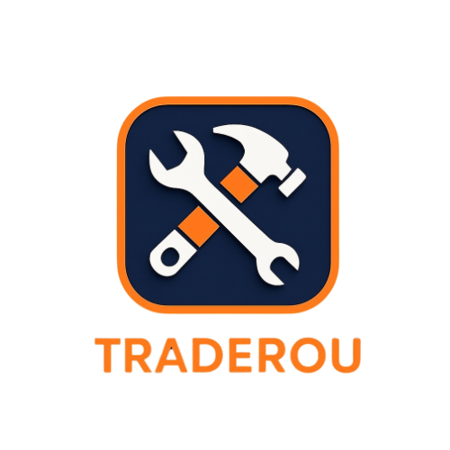 How is Traderou updating the way tradespeople find work and why?