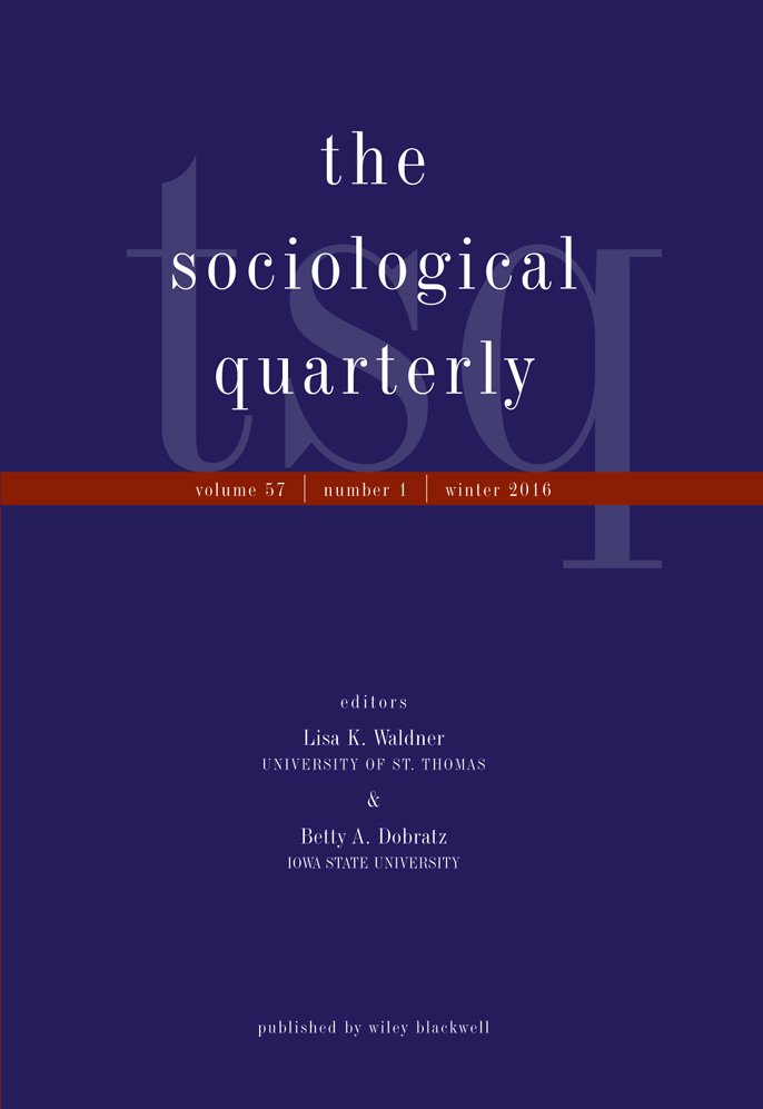 Pellow, David N. and Hollie Nyseth Brehm. 2015. “From the New Ecological Paradigm to Total Liberation: The Emergence of a Social Movement Frame.” The Sociological Quarterly 56(1):185-212.