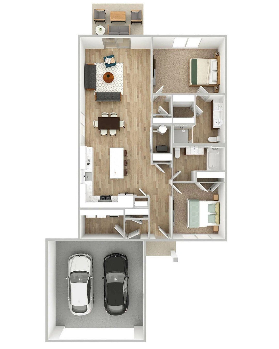 ✨ Spacious, Stylish &amp; Now Leasing! ✨Welcome to The Villa with Den &mdash; your dream home awaits! 🏡📐 1,649 sq. ft. of beautifully designed space🛏️ 2 Bedrooms + Den🚗 Oversized 2-Car Garage🪟 Bright open-concept layout💲Now leasing for $3,550/m