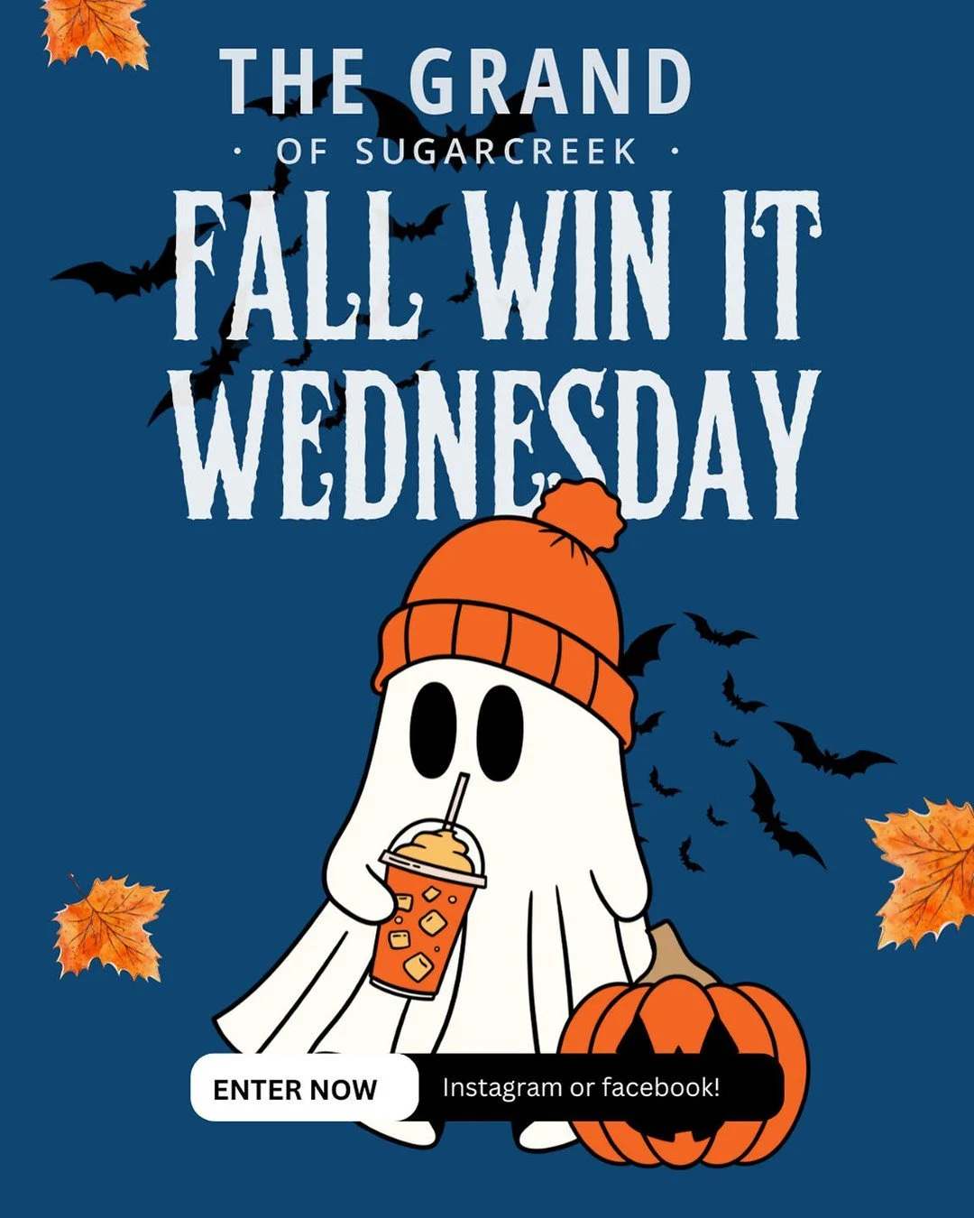 Win it Wednesday! ๐๐We're drawing a lucky winner this Saturday! How to Enter:
 1. Be a resident at The Reserve of Sugarcreek ๐
2. Follow us on Instagram or like us on Facebook ๐
3. Comment on your favorite Fall activity below๐๐