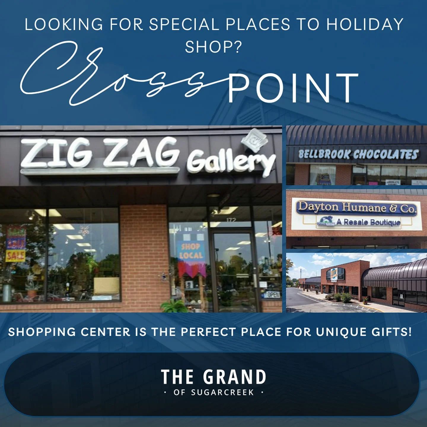 Still searching for the perfect holiday gifts? 🎄🎁 Cross Point Shopping Center has everything you need &mdash; unique finds, festive vibes, and plenty of cheer! ✨🛍️