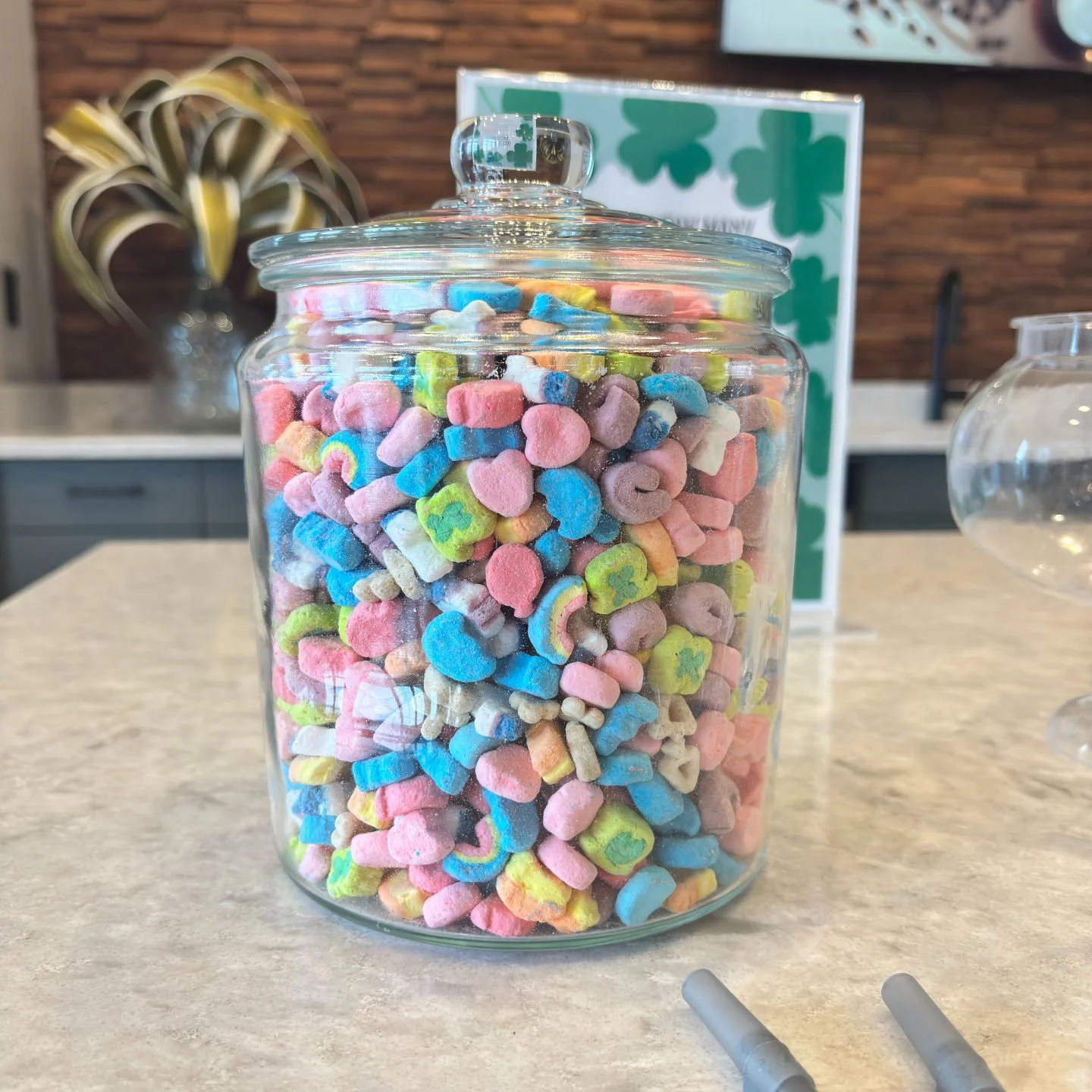 🍀 We&rsquo;re so LUCKY to have you as a resident! 🍀Don't forget out giveaway ends next week! Guess how many marshmallows are in the jar and you could win a $25 Tango Gift Card! ✨How to enter:✔️ Comment your guess on this post✔️ Comment on Facebook✔