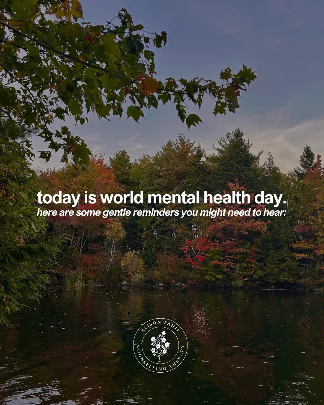 it&rsquo;s world mental health day. 🦋

it&rsquo;s an important reminder that mental health IS health! seeking support for your mental health can improve your overall well-being. 

and you don&rsquo;t have to do it all alone. 🤍

if you&rsquo;re curi