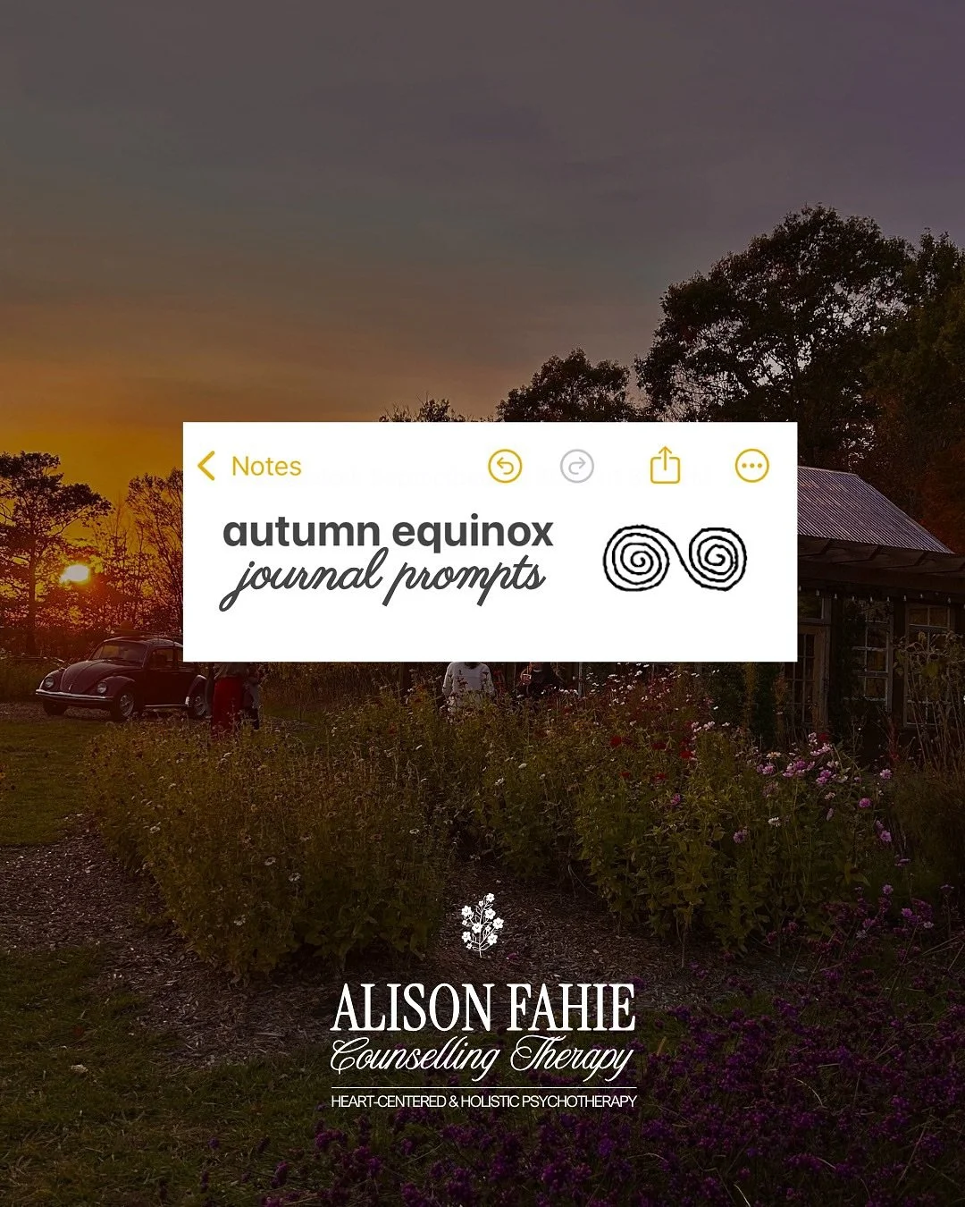 happy autumn equinox 🧺🌾🍄&zwj;🟫🥕

as the equinox marks the mid-way point between summer and winter, it&rsquo;s a good time to reset &amp; reflect on all that&rsquo;s gone on. 

what are you calling in this autumn? what&rsquo;re you releasing? 🌀