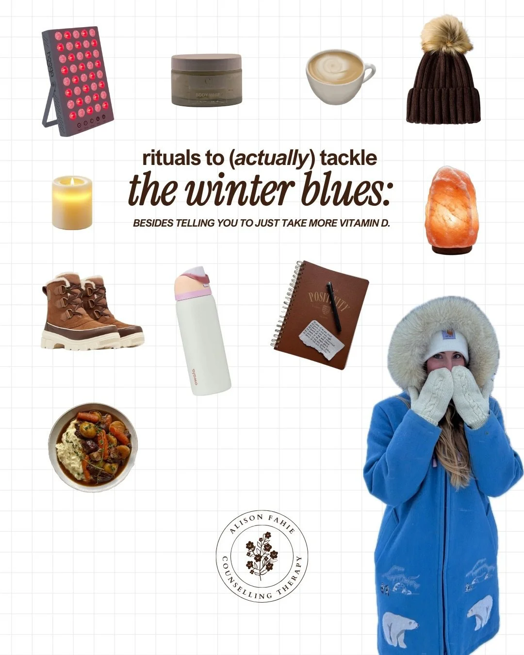 Gentle reminder that if you feel heavier, slower, or less motivated in winter, that&rsquo;s not a personal flaw!!!! It&rsquo;s just your body asking for different care.

When we get the winter blues, we often think we need more willpower but this act