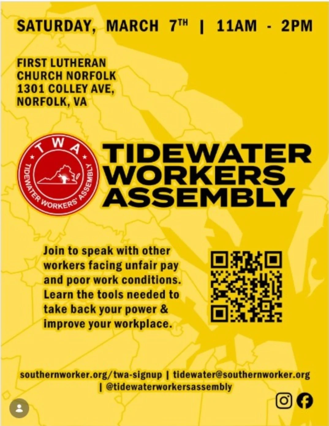 Tidewater Workers Assembly General Meeting