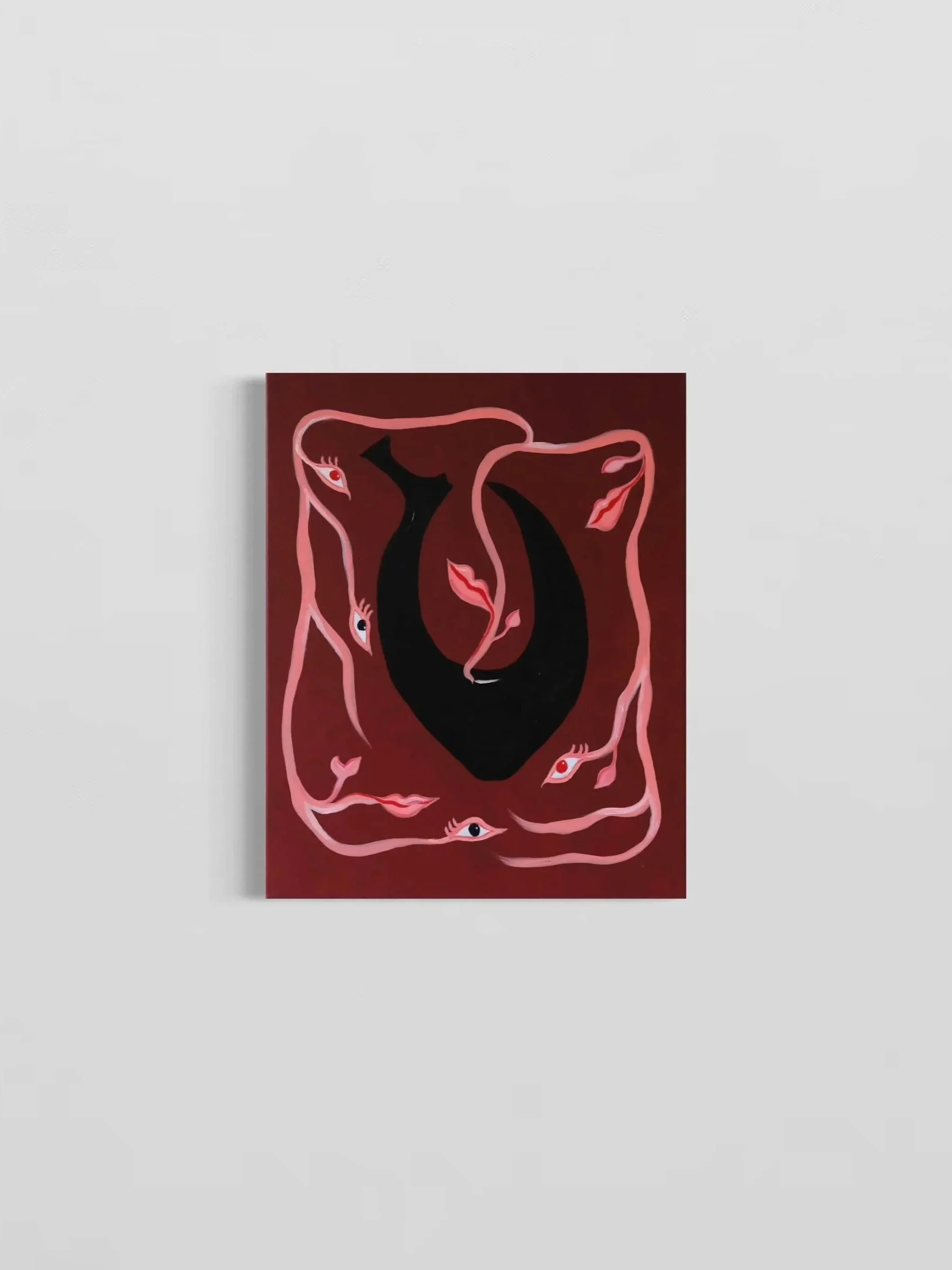 Plantes Sexy - Anatomie Florale (2025) Acrylics on French Cotton (50x40)