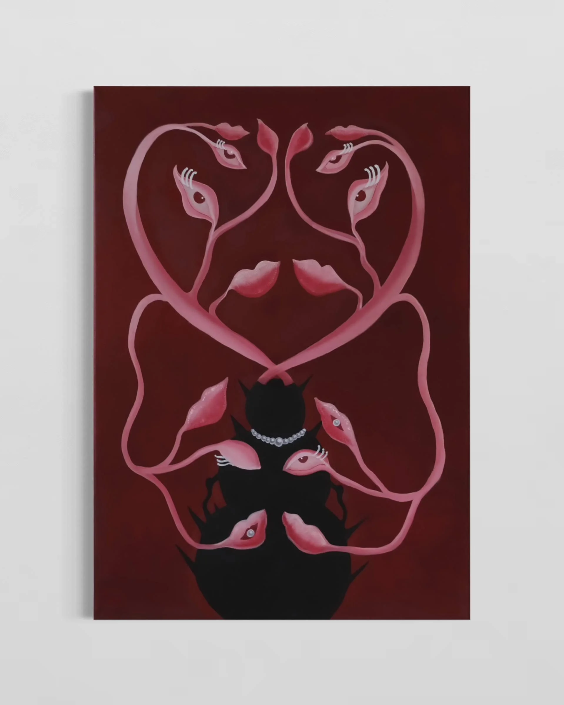 L'amour triumph (2005) Oil on French Cotton (80x60)
