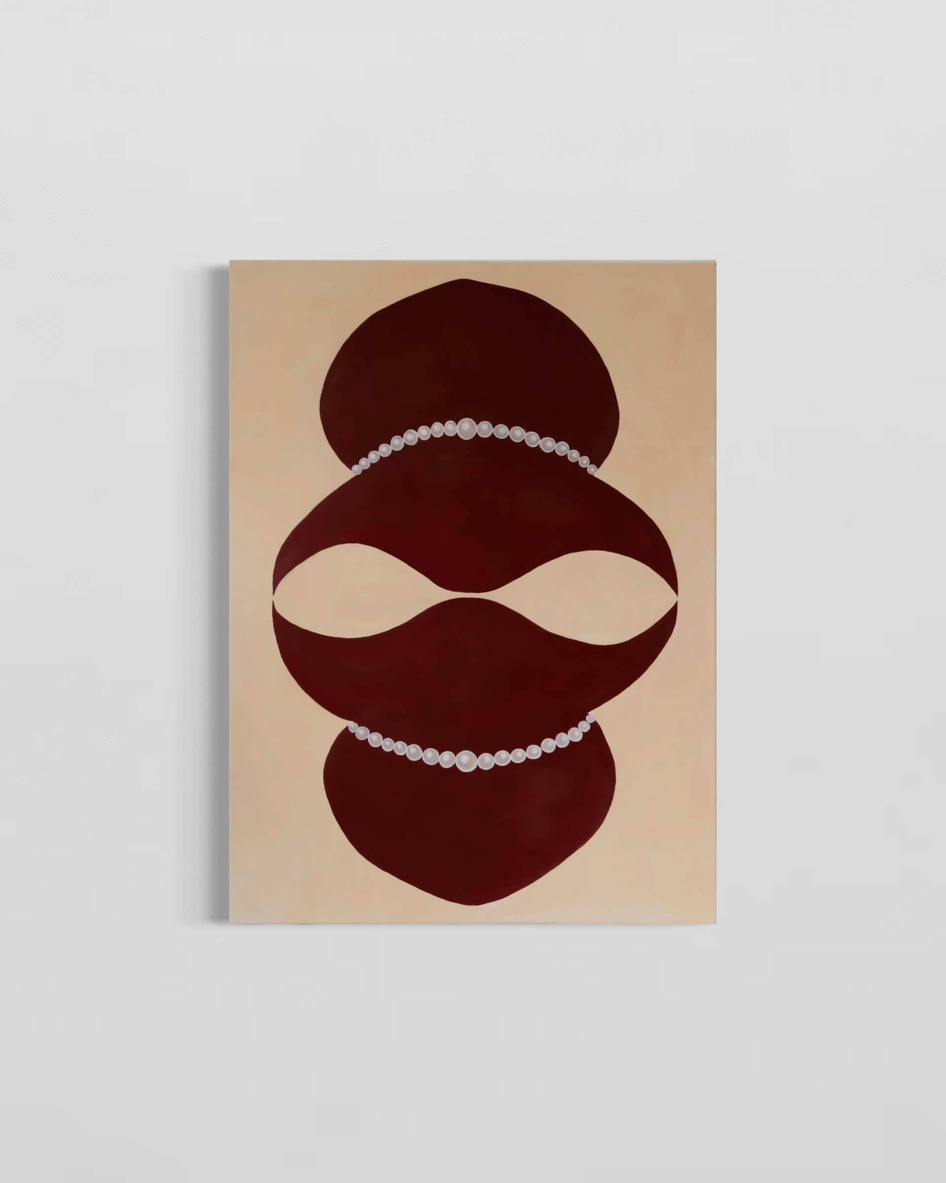 Pearl Reverie (2025) Oil on French Cotton Canvas (80x60)