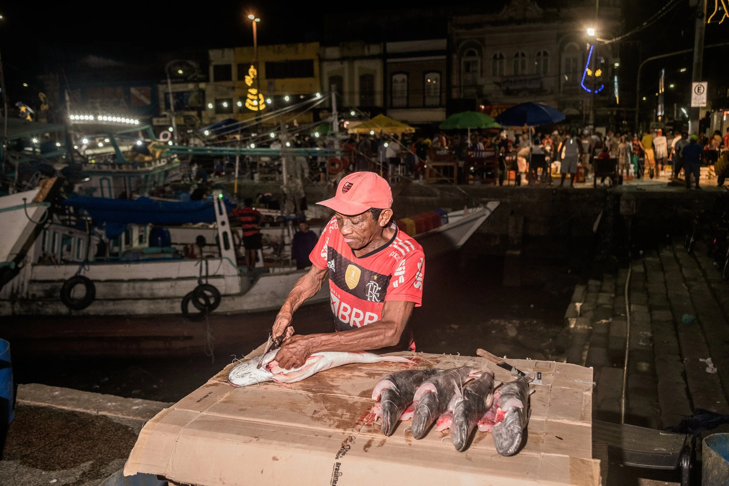 Mercado Ver-o-Peso em Belem, no Pará.