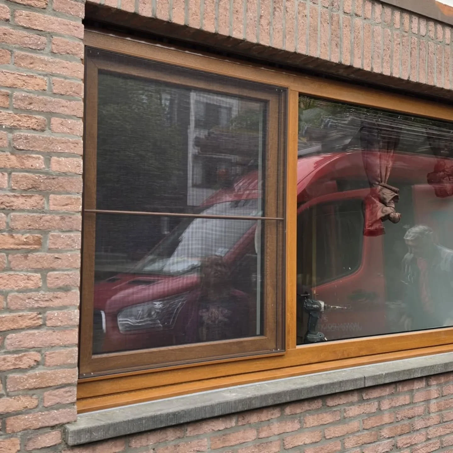 Pvc gayko raam geplaatst en afgewerkt door ludo en co.👌👌👌👌