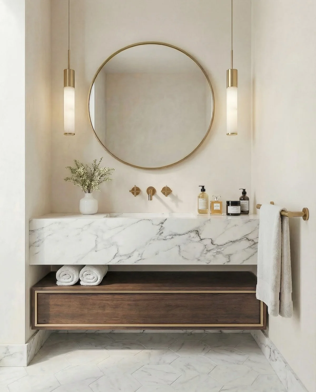 Perception is built in small moments.

The powder bath is a small space, but it gives a very honest impression of the home.

#StudioSakaia #SakaiaCollection #DubaiInteriorDesign #Dubai