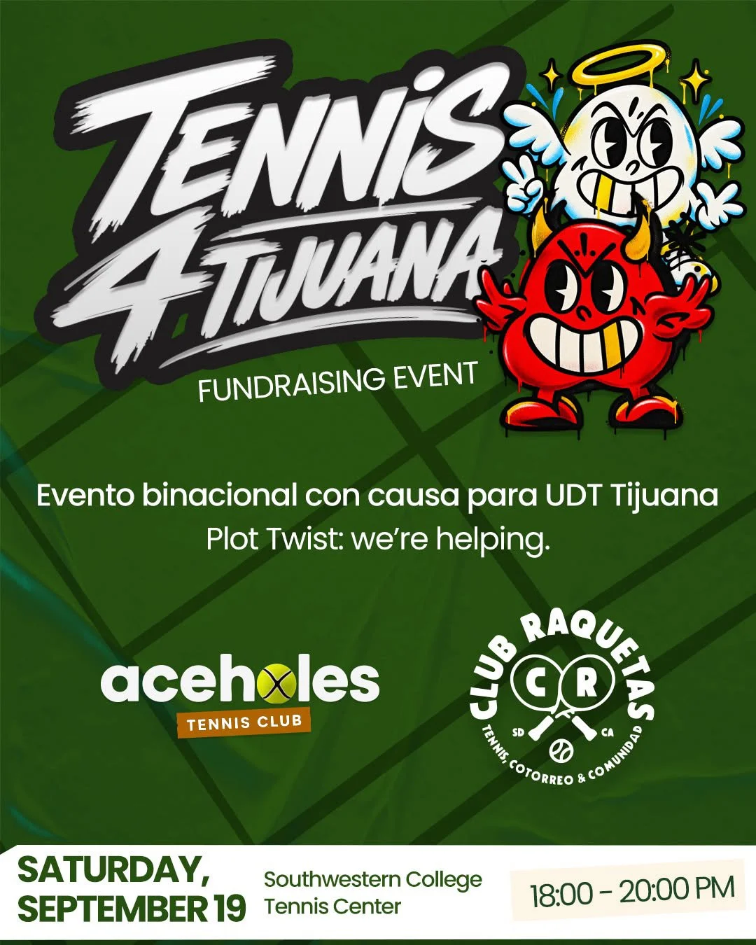TENNIS 4 TIJUANA FUNdraiser.