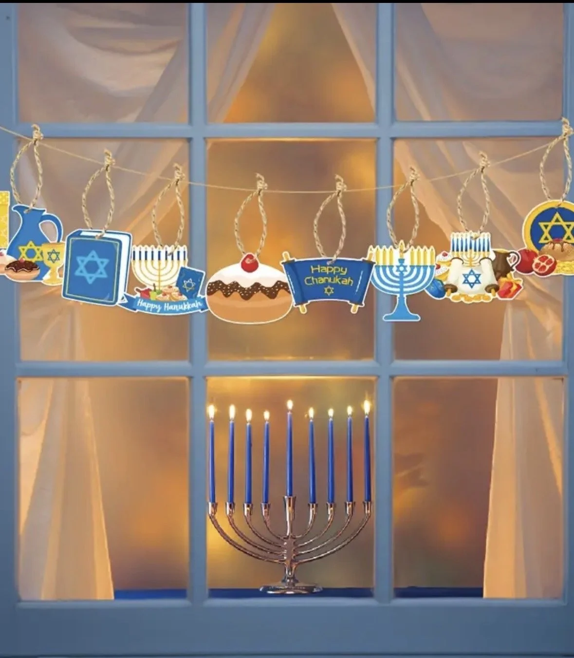 Chanukah decor