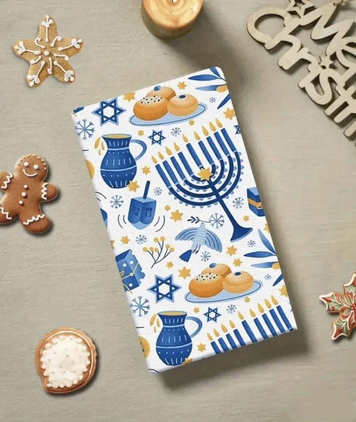 Chanukah towel