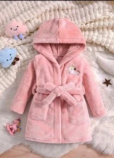 Pink Unicorn Bath Robe