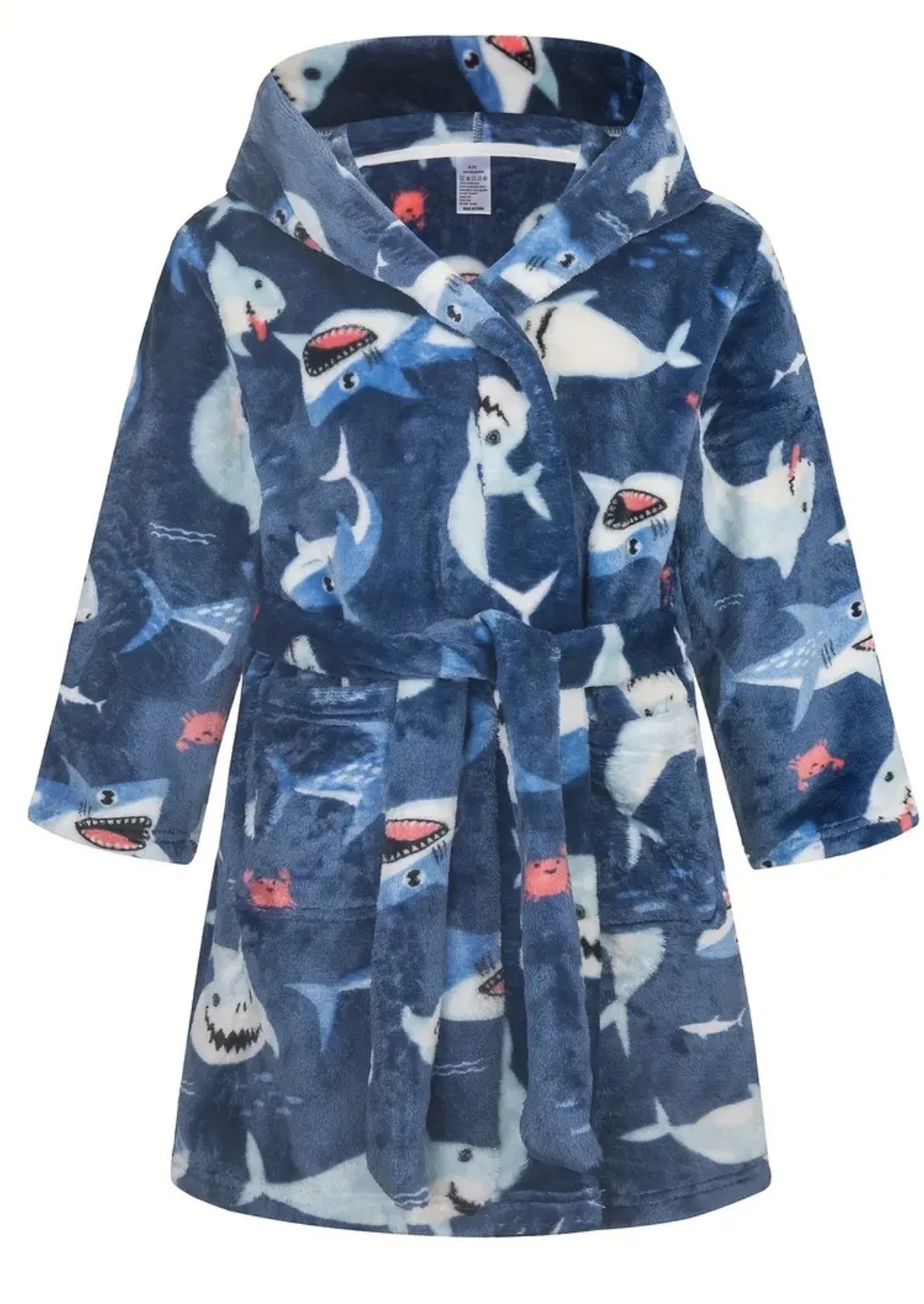 Blue Shark Bathrobe