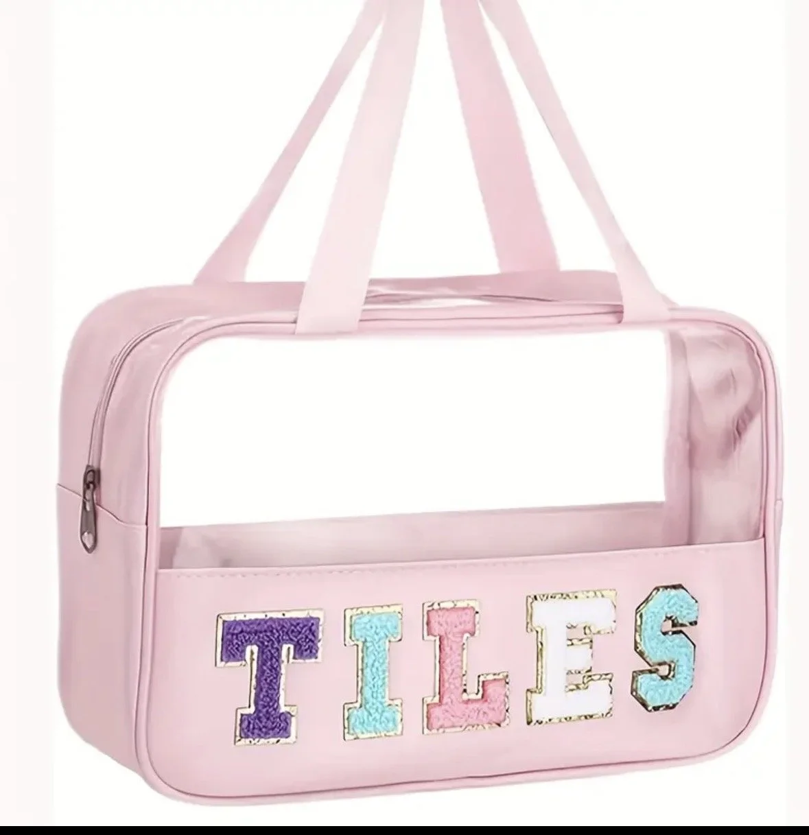 Light pink Maj tile with shoulder straps