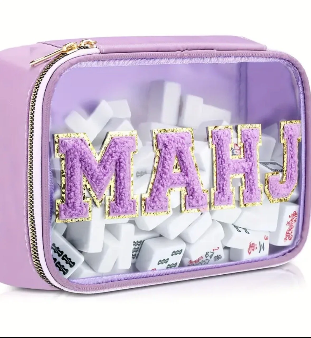 Purple Maj tile bag