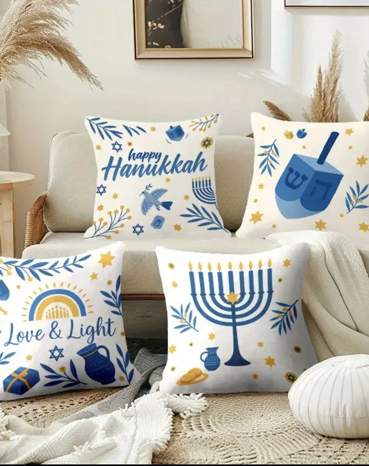 Chanukah Pillow covers