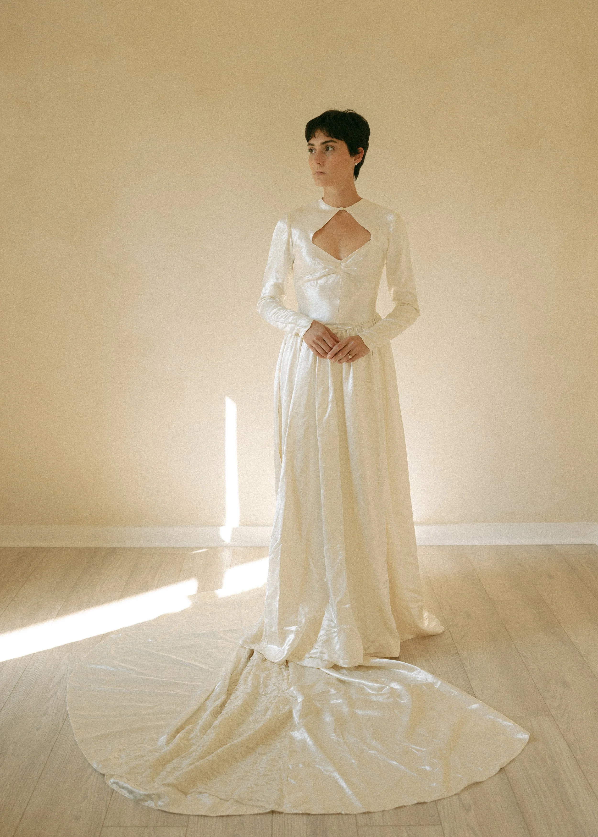 Vintage Satin Gown