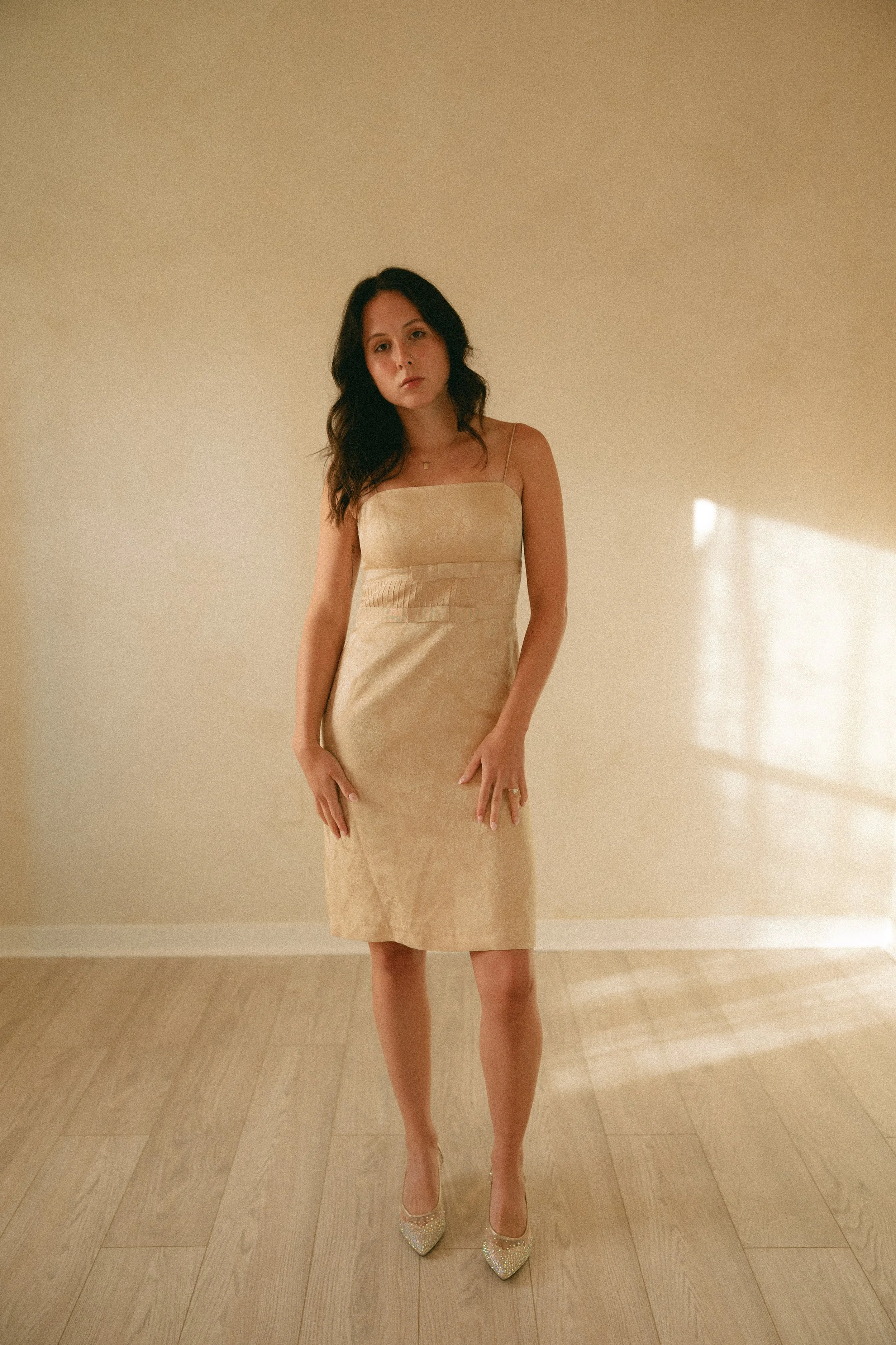 Golden Y2K Dress
