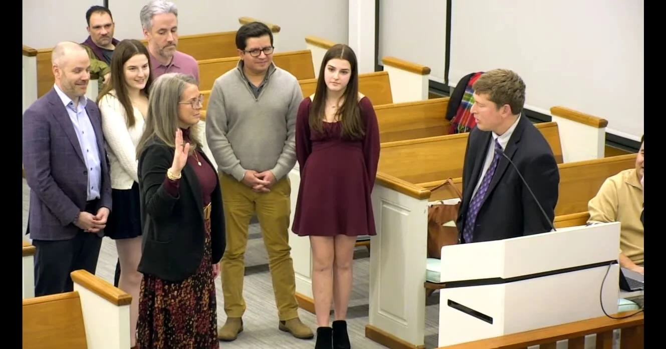 Last night I took the oath of office to be sworn in as the newest member of the @fccps School Board. I am honored and excited to get to work with this dedicated team in service of our outstanding schools.