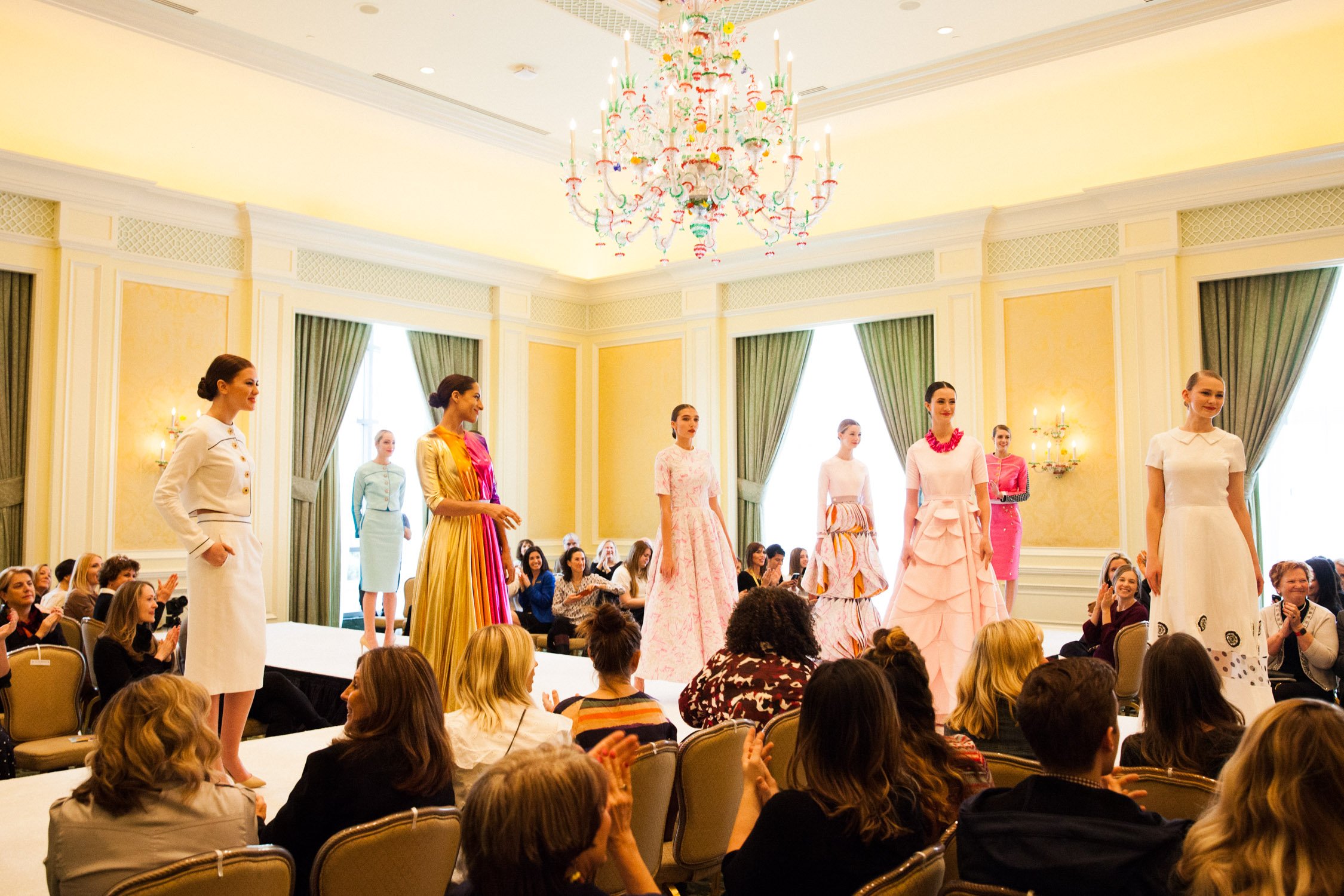 (Left to right) Maya Williams, Emily Bitter, Sheila Harris, Lillian Charlotte Ava, Emily Bergeson, NaTeisha Ewin, Tandra Steiner, and Abby Sands photographed by Michael Ori, Hair & Makeup by Vince Hernandez