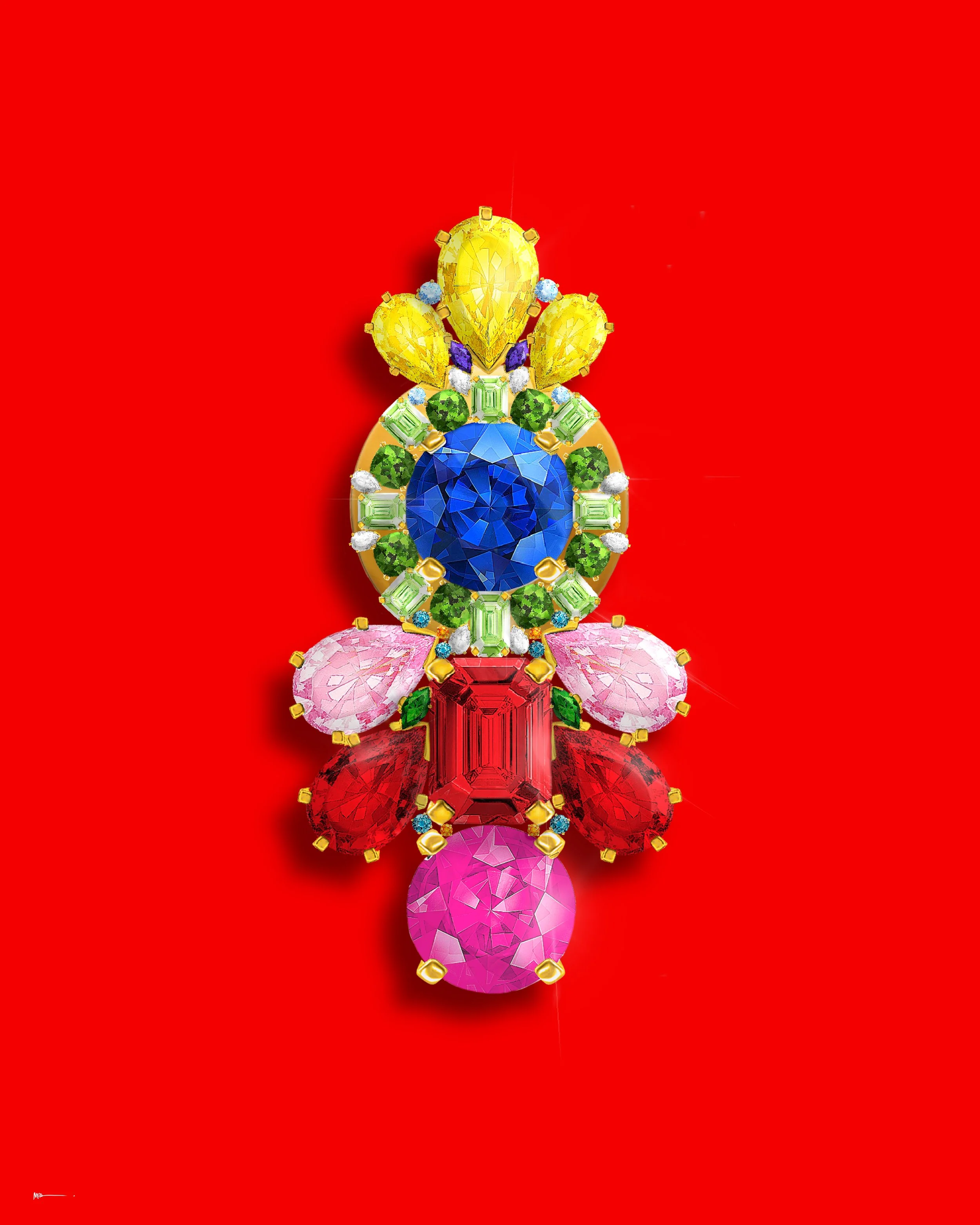 Angel Brooch Print No. 2