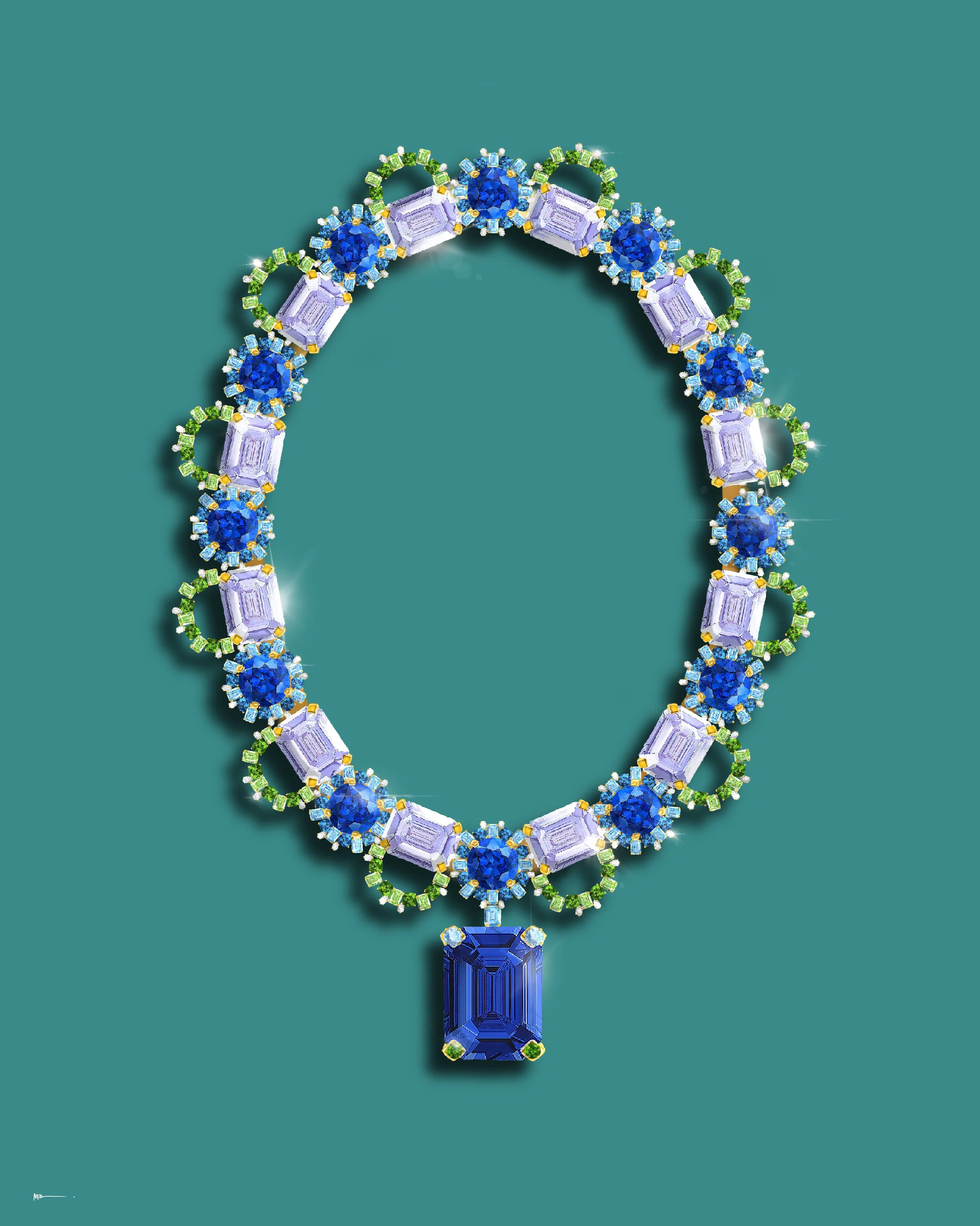 Necklace Print No. 5