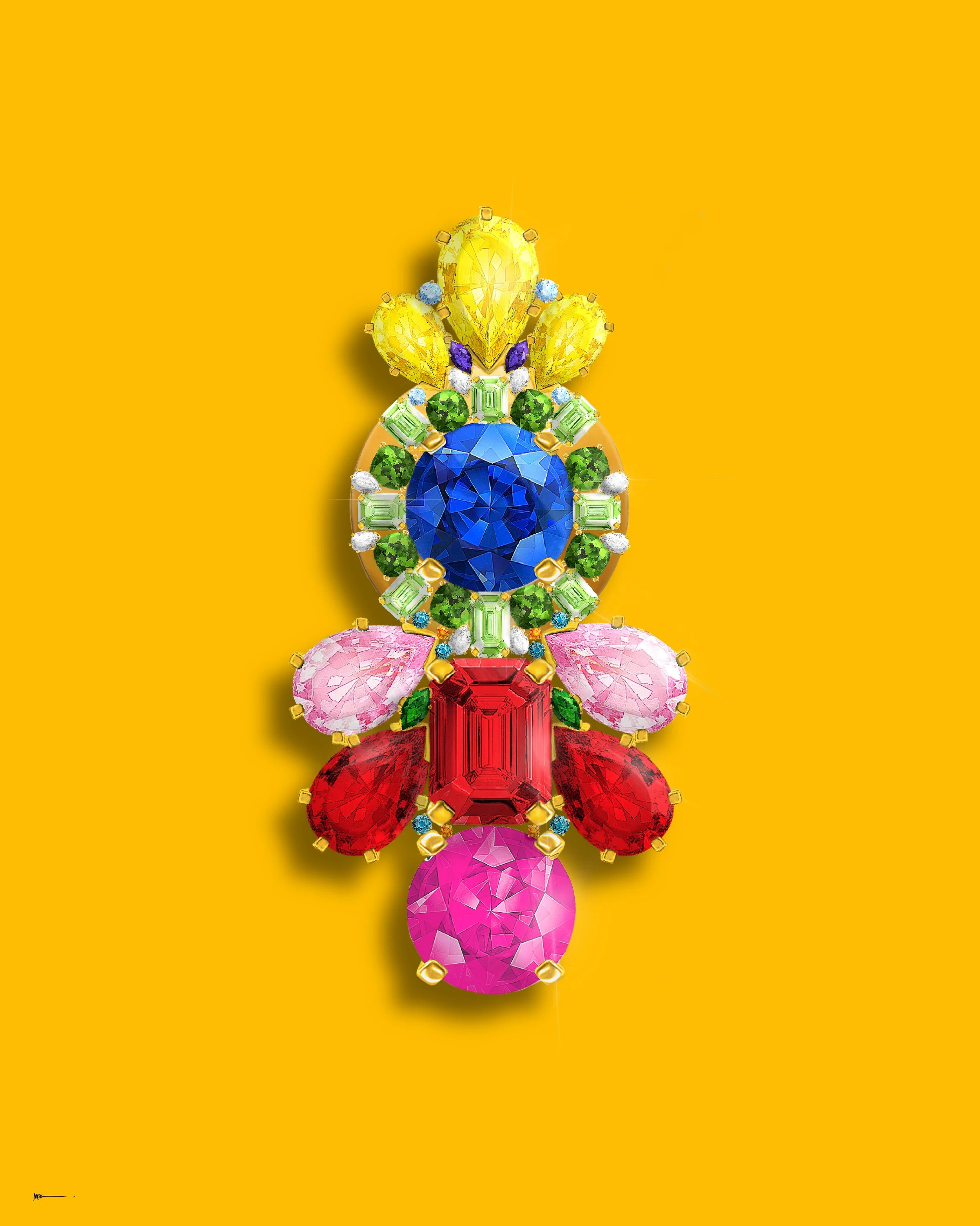 Angel Brooch Print No. 1