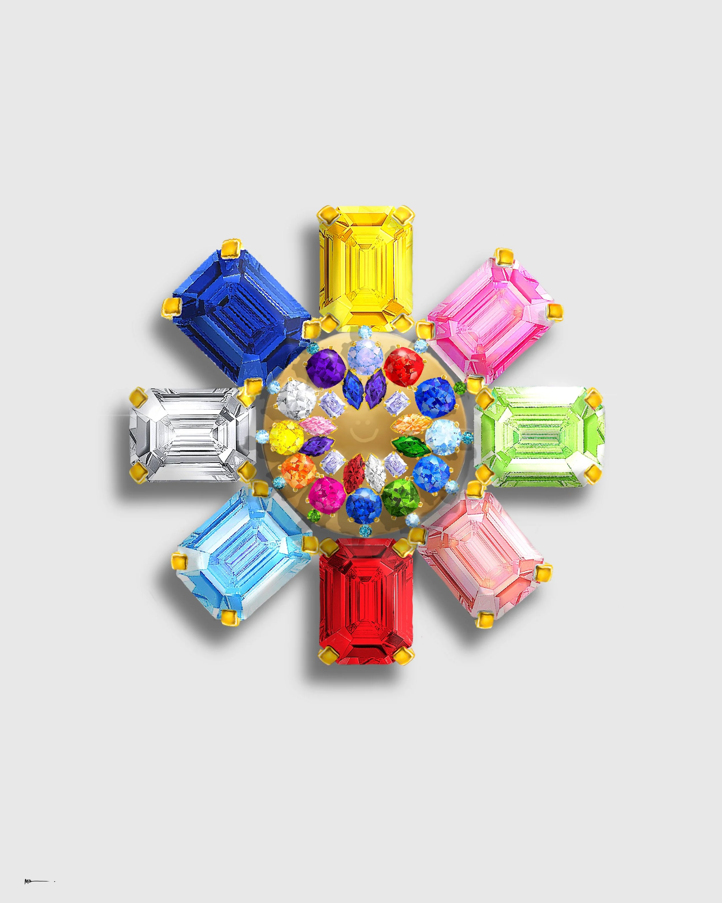 Gobstopper Brooch Print No. 2