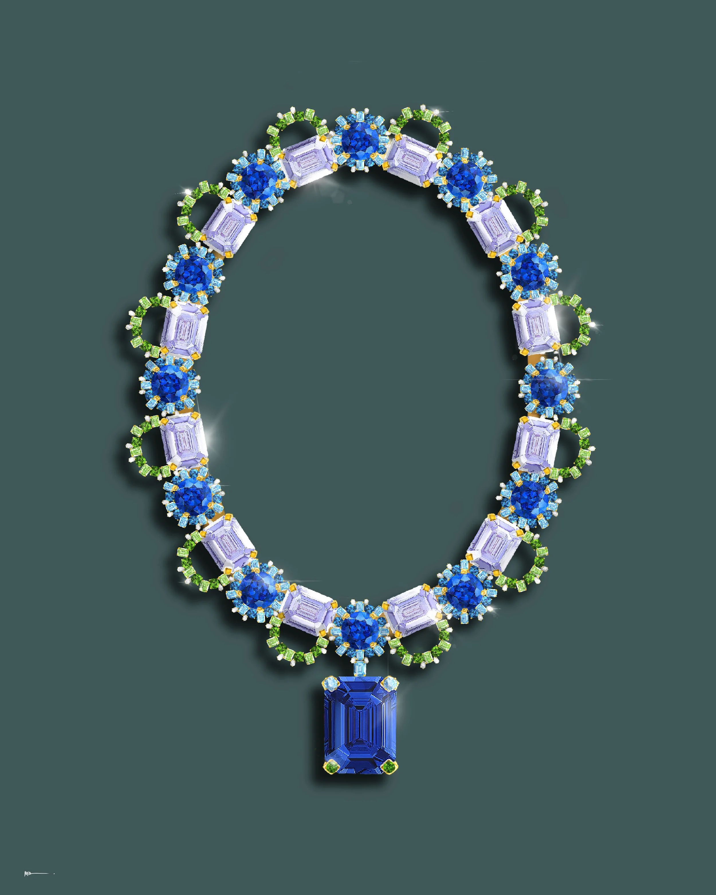 Necklace Print No. 6