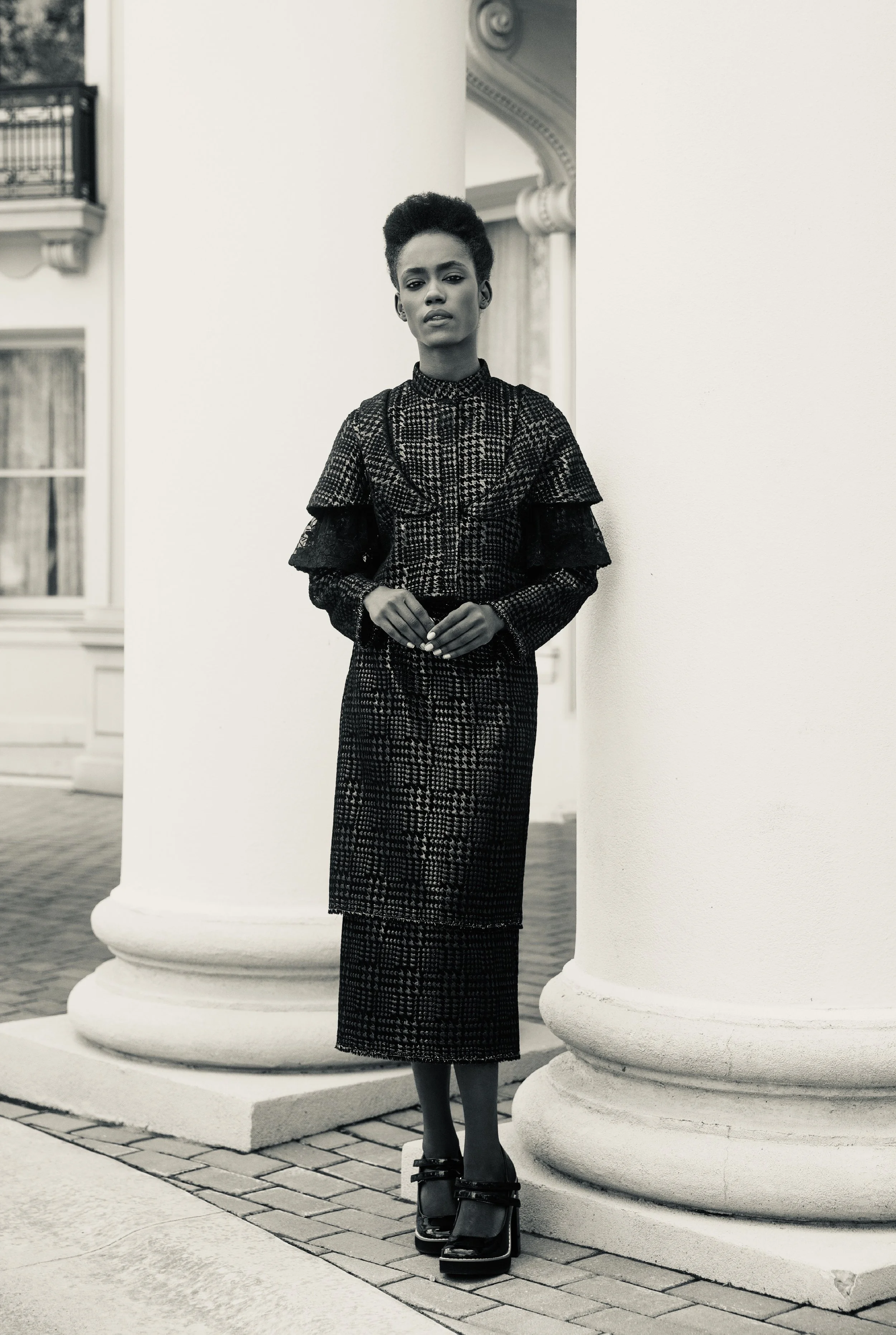 Dieumerci Kasemire photographed by Phillip Istomin, Hair by Steven Robertson, and Makeup by Liz Oyeneyin