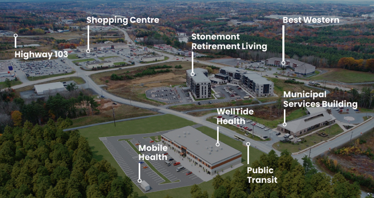 Osprey Village location highlighting WellTide Health