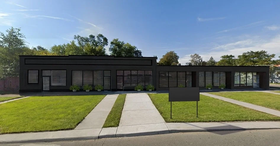 The first order of business i knew needed to be the exterior of the building. I knew I didn&rsquo;t want it to stay white. I knew that the neighborhood needed a sign that there was a new owner.
*
Black was the color! I needed to see what it would loo