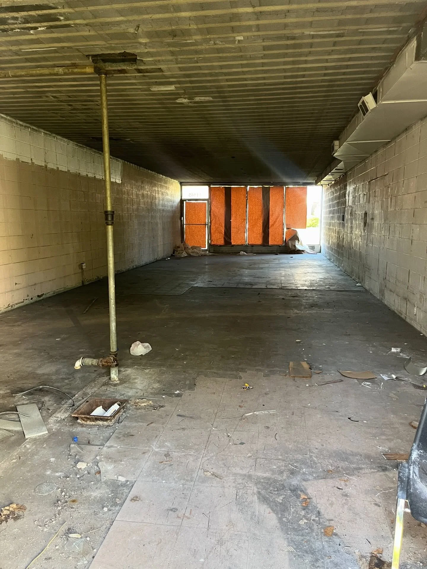 May 2024 it was time to start the process of turning this vacant building into our clubhouse! I had no idea what was in store during this process. A headache was looming!