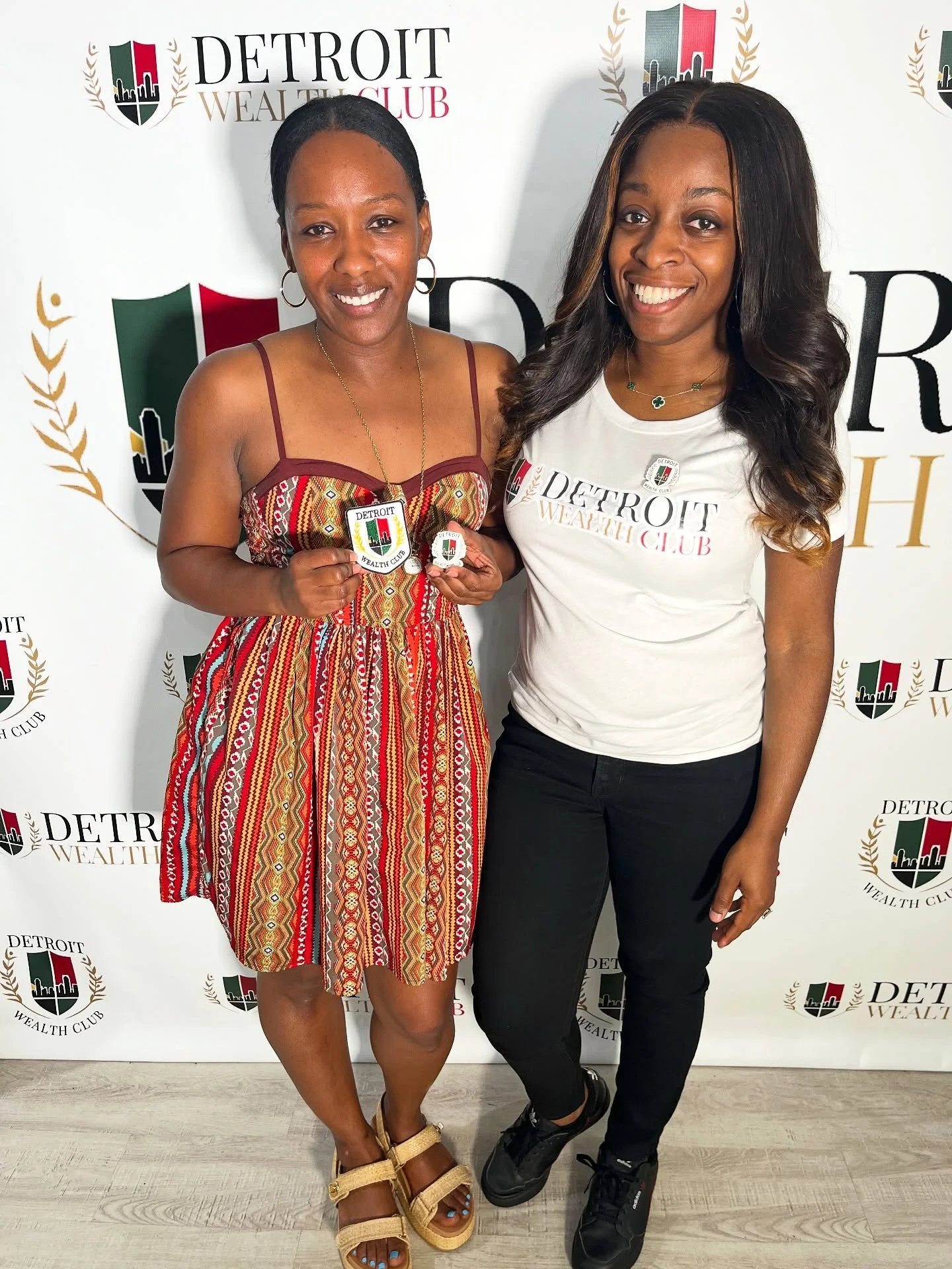 We kicked off strong with a new member meetup.
They received their pins and patches!
I wanted to make sure that when my members were out that they had something to be recognized by. The introductions were strong and everyone got a chance to meet each