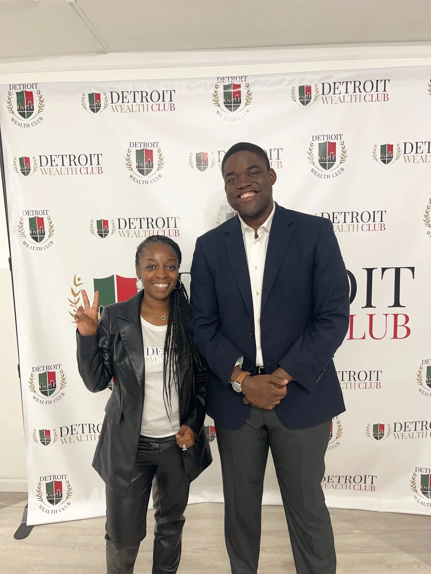 Thank you to the Director of Entrepreneurship @justin_onwenu for stopping by the clubhouse to learn all about what we do at the Detroit Wealth Club!