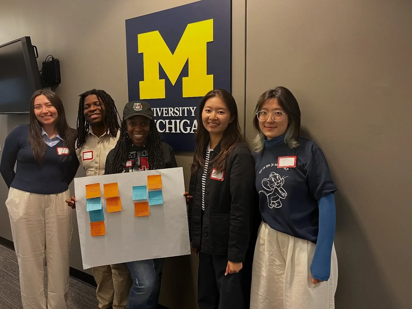 Thank you to the @uofmichigan School of Information Students for assisting me with solving one of Detroit Wealth Clubs biggest issues!! These are true thought leaders who solved the problem in less than 3 hours! We are grateful for your support!