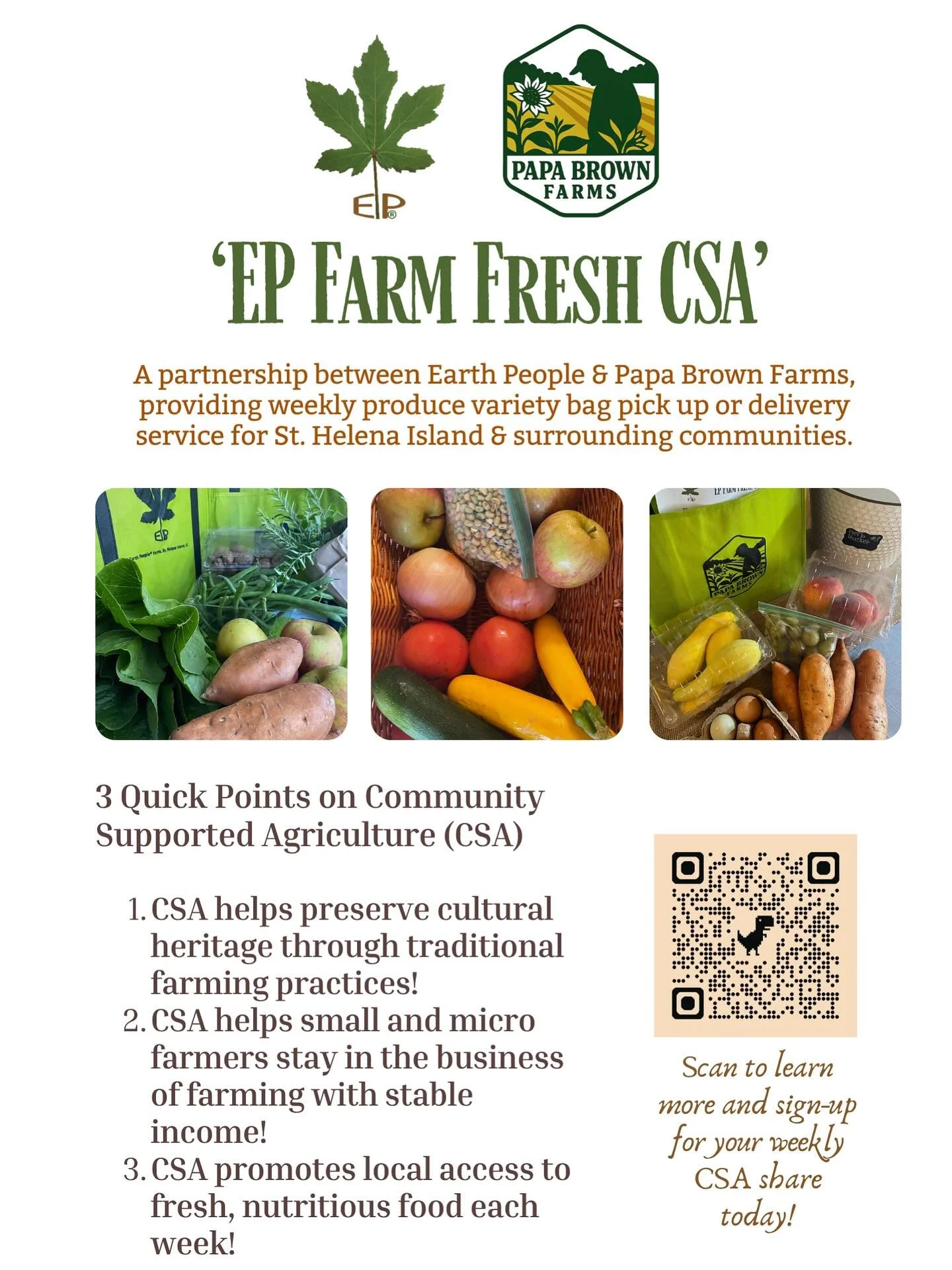 During the govt_s-down, #EPFarms will continue to provide #CSA bags to our current customers who pay with EBT. We&rsquo;ve already had one customer donate their share, and we invite anyone who wants to support our efforts to purchase a donated bag us
